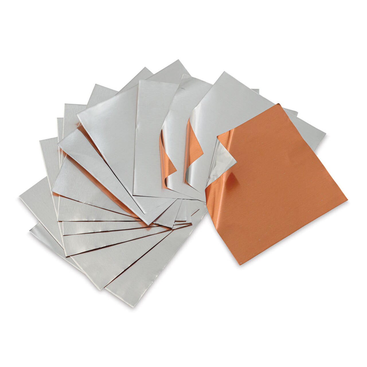 Art Metal Foil Sheets - Pkg of 12, 38 Gauge, Decorator Copper